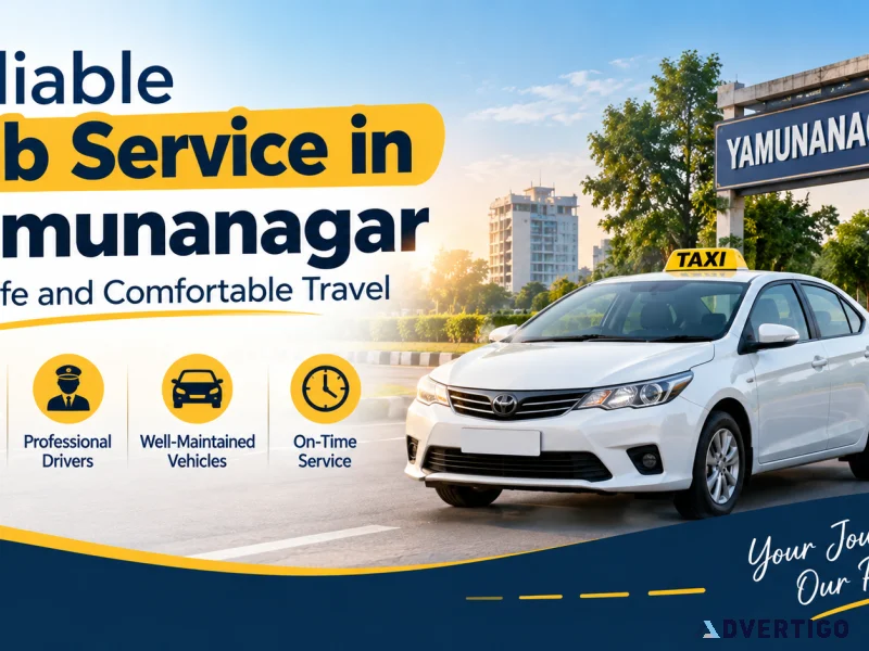 Reliable cab service in yamunanagar for safe and comfortable