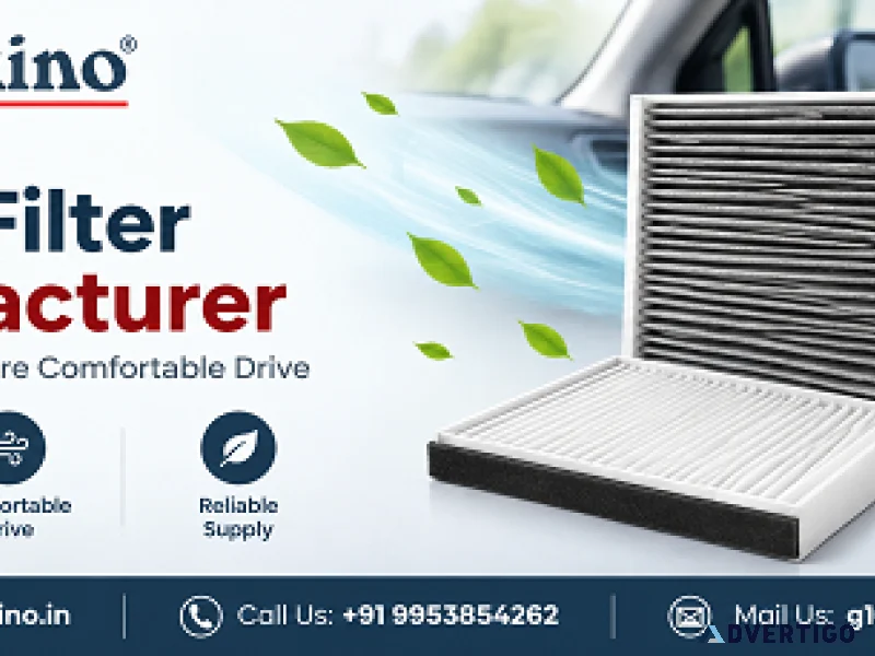 What makes mekino a great choice for manufacturing cabin filters