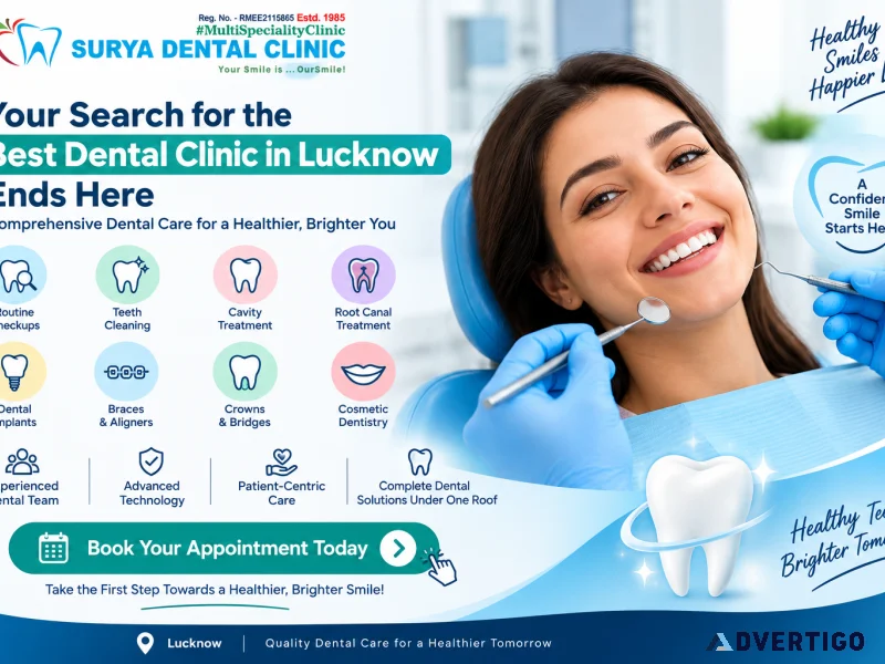 Your search for the best dental clinic in lucknow ends here
