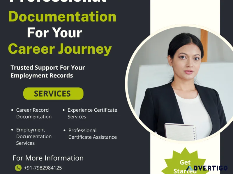 Reliable experience certificate provider in noida today