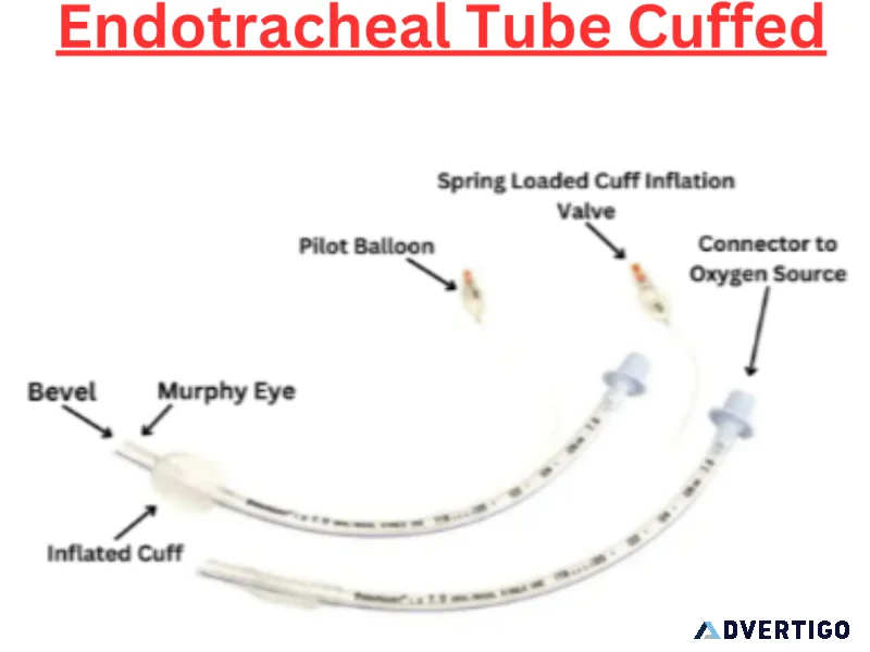 Endotracheal tubes for airway management ventilation gstc