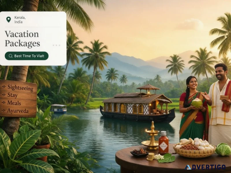 Kerala vacation packages for couples romantic stays houseboat