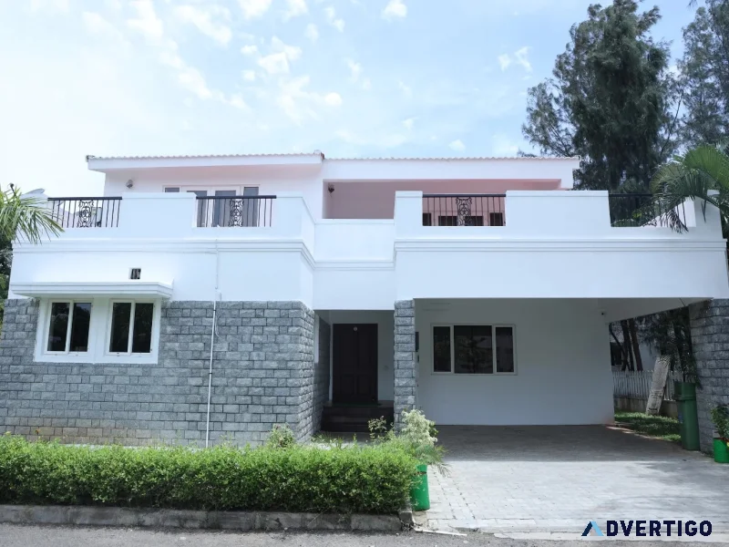 Best family villa stays near ecr chennai lush garden