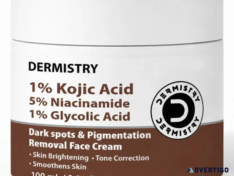 Kojic acid cream for pigmentation removal cream