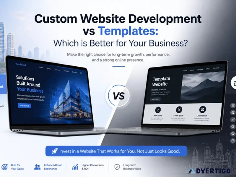 Custom website development vs templates which is better for you