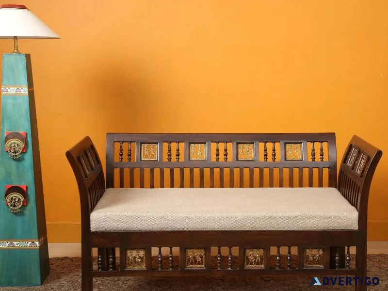 Buy wooden sofa set online for stylish homes