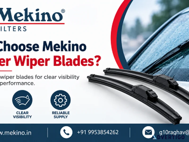 Why choose mekino rubber wiper blades