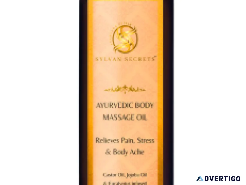 Ayurvedic body massage oil for dry skin