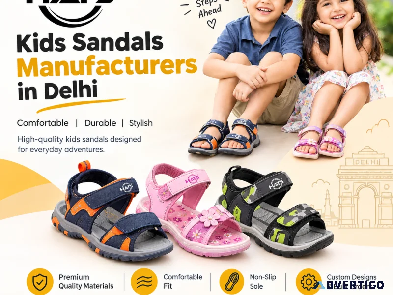 Kids sandals manufacturers in delhi for quality products