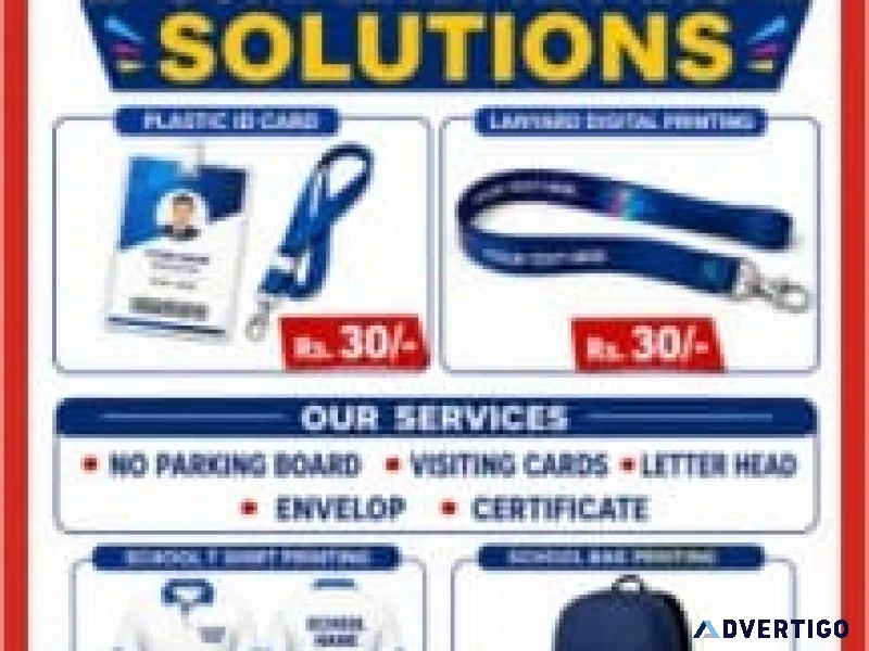 Student id cards school uniform printing certificates bro
