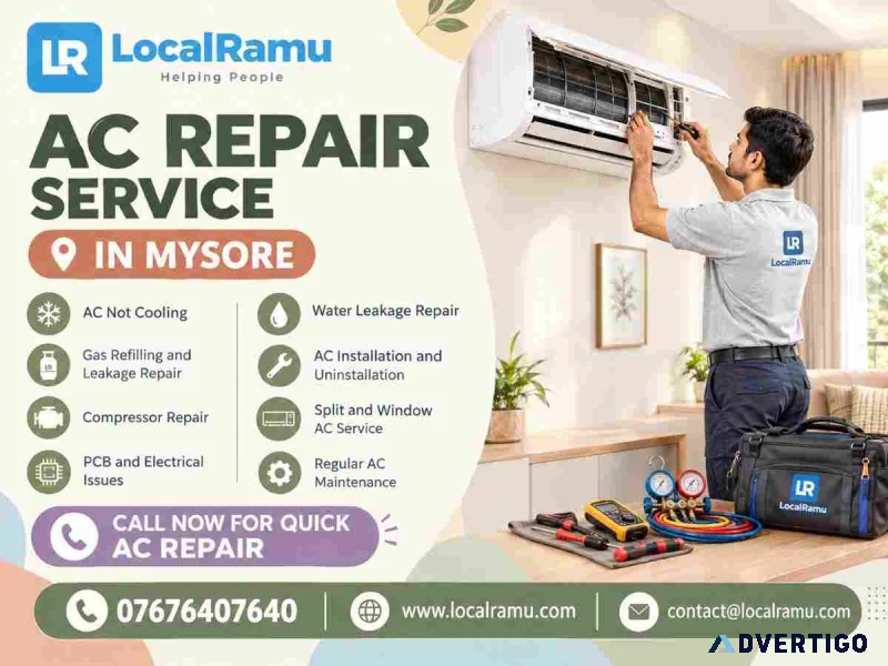 Smart ac repair service in mysore localramu