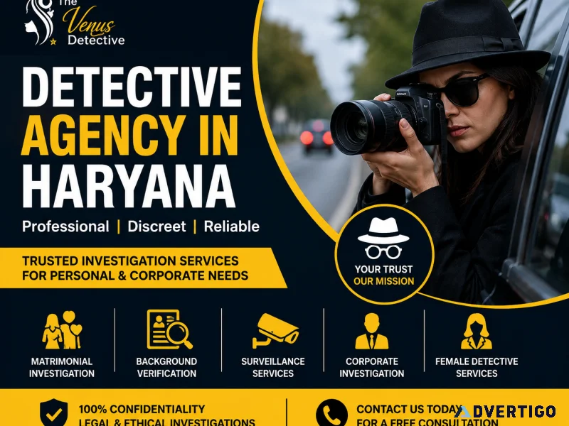 Detective agency in haryana professional confidential invest