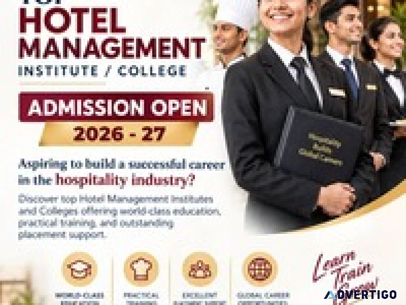 Top hotel management institute college admission open 20262