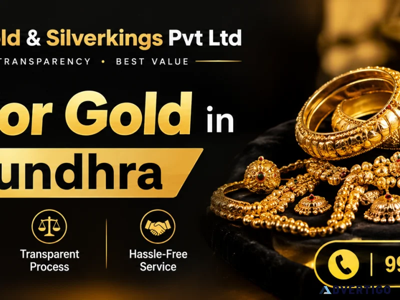 Cash for gold in vasundhra professional gold selling with fair
