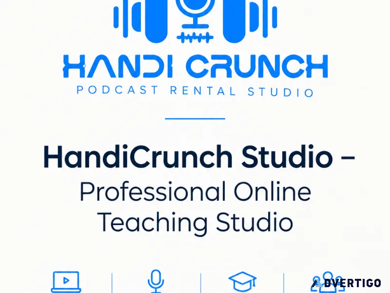 Handicrunch studio professional online teaching studio