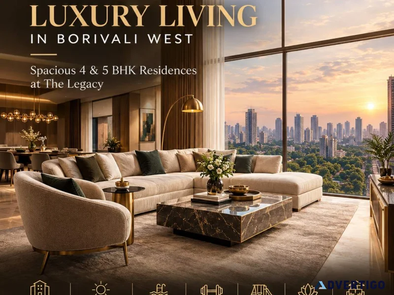 Luxury projects in borivali west the legacy by shelaji group