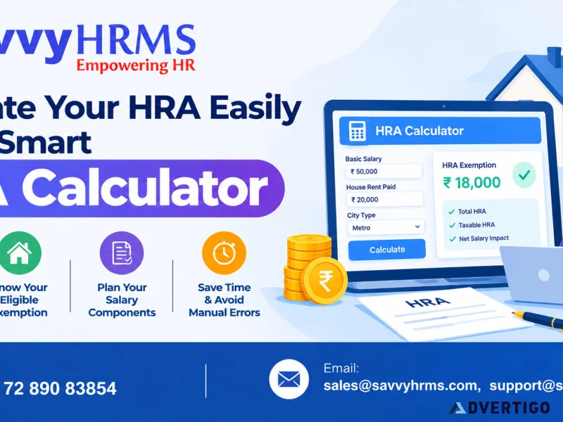 Calculate your hra easily with a smart hra calculator