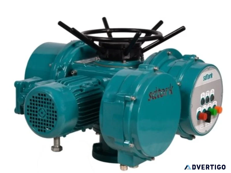 Chemical plant electric actuator for safe process automation