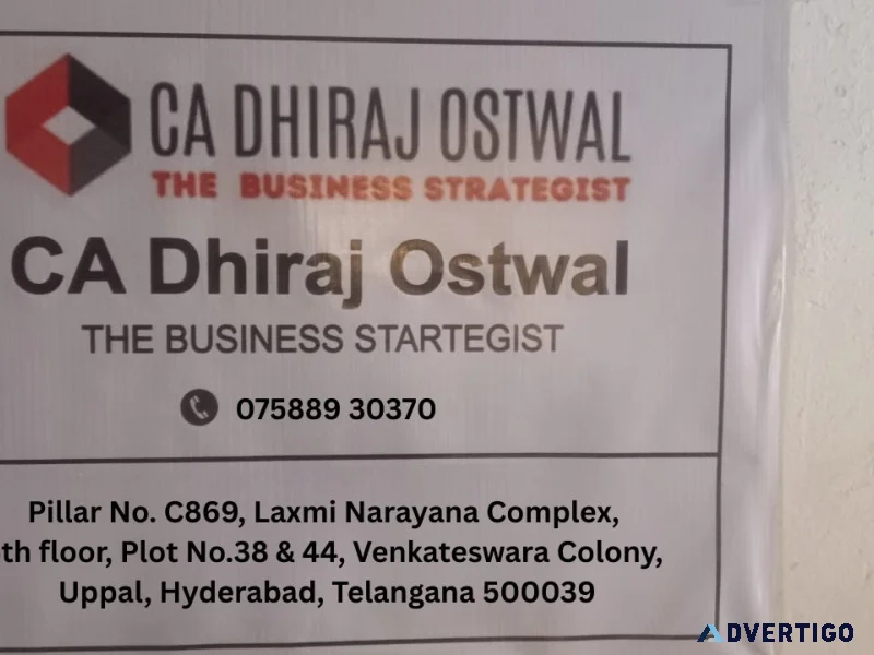 Best ca in hyderabad ca dhiraj ostwal