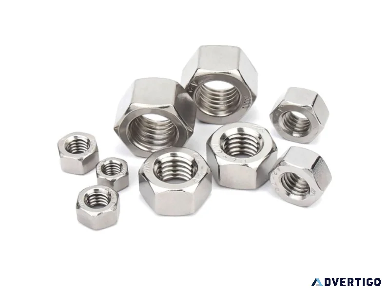 Hex nuts exporter supplier in india din 934 ss nuts