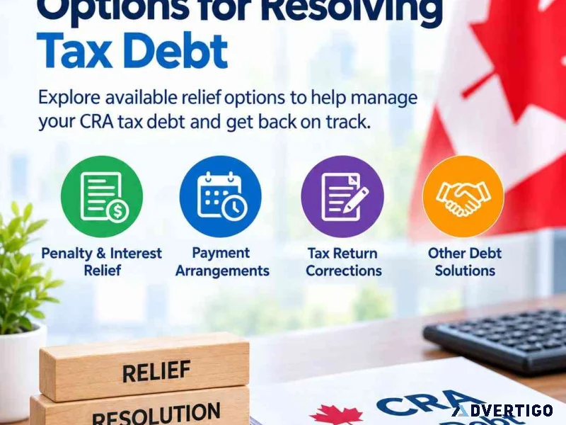 Cra tax relief program options for resolving tax debt