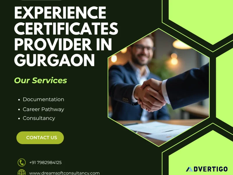 Genuine experience certificate provider in gurgaoncc
