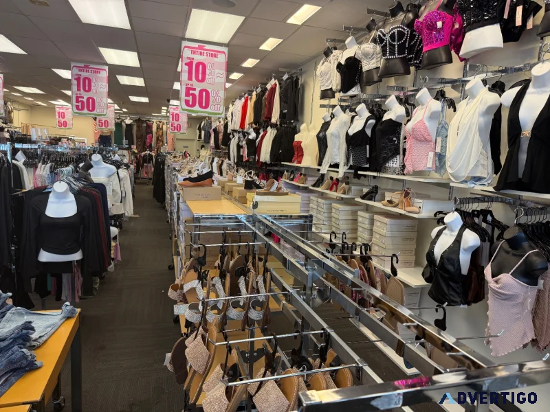 Trendin inc womens fashion boutique for sale 39000 providence