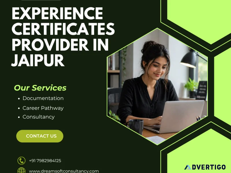 It experience certificate provider in jaipur