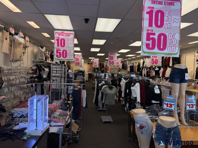 Trendin inc womens fashion boutique for sale 39000 providence