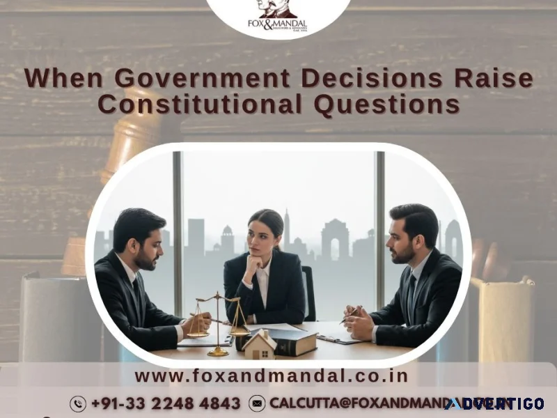When government decisions raise constitutional questions
