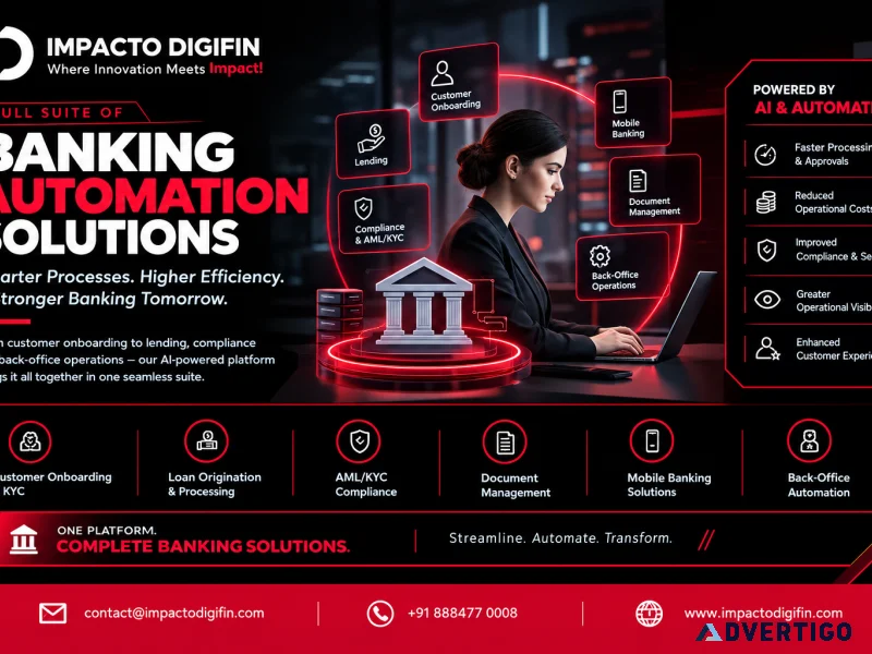 Banking automation solutions smarter banking operations