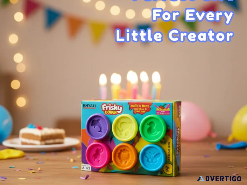 Get an imaginative play dough kit for children for creative fun