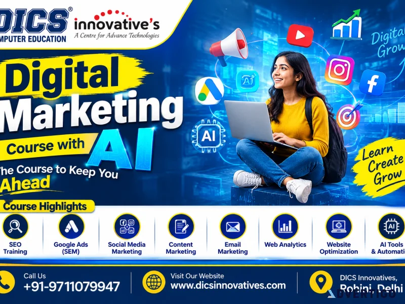Best digital marketing institute in rohini dics