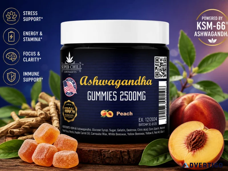 Cbd ashwagandha gummies daily wellness relaxation support