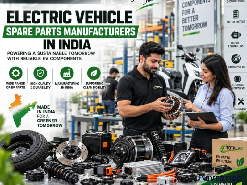 Trusted electric vehicle spare parts manufacturers in india