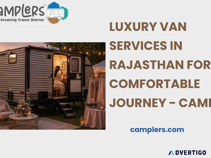 Luxury van services in rajasthan for a comfortable journey