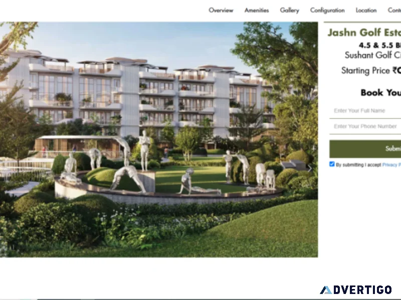 Jashn golf estate lucknow luxury residences in prime location