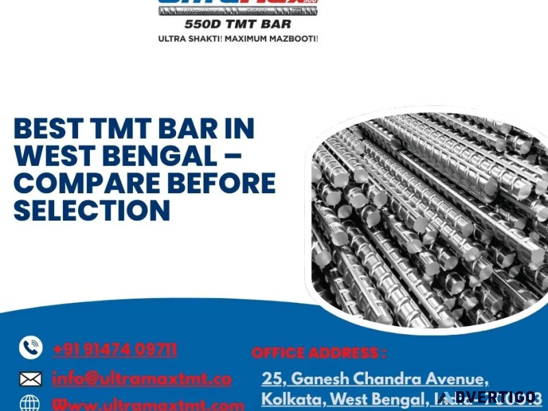 Best tmt bar in west bengal compare before selection