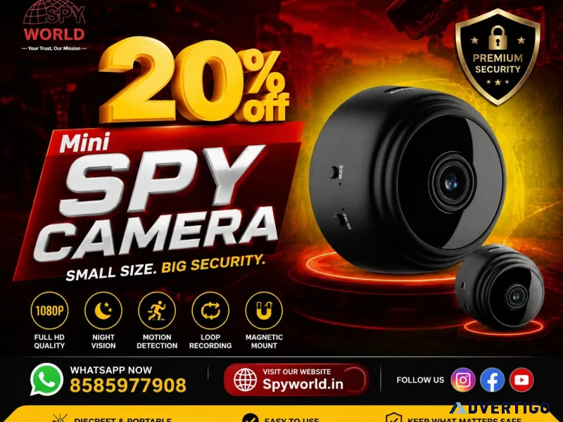 Best spy camera shop in gurgaon at spy world