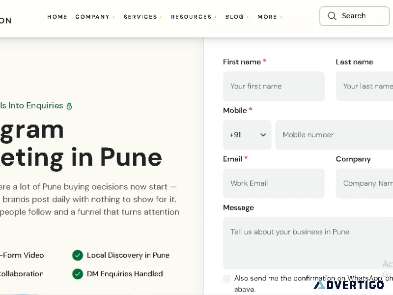 Grow your brand with instagram marketing in pune