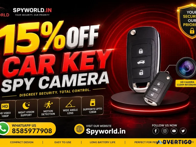 Spy camera car key remote in dealer nehru palace new delhi by sp