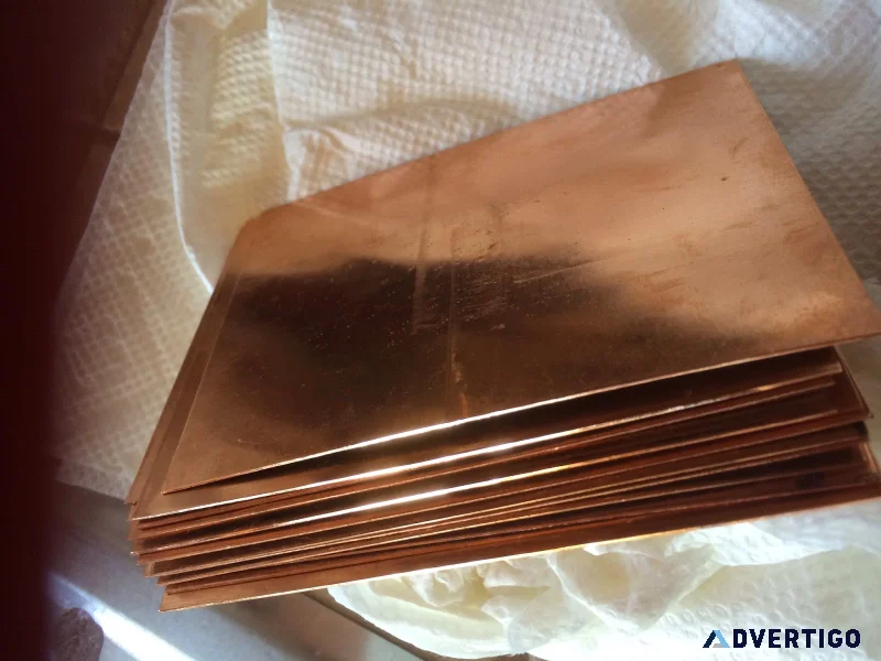 Specialized copper sheet manufacturing in india for diverse indu