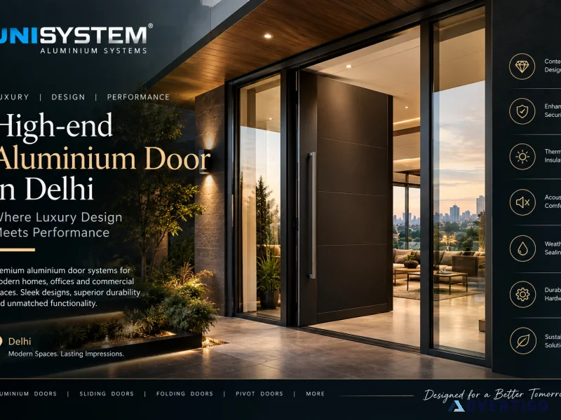 Highend aluminium door in delhi