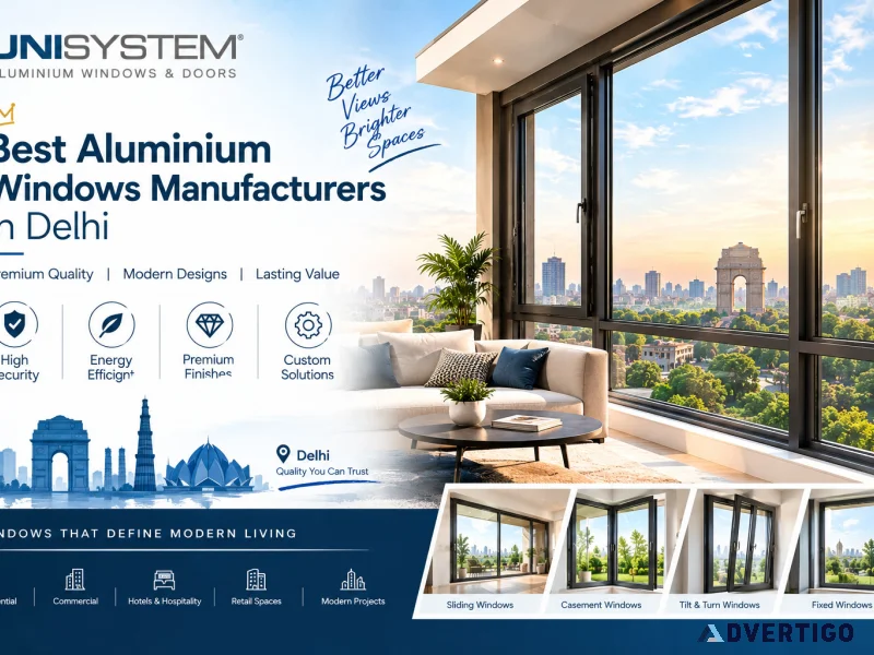 Best aluminium windows manufacturers in delhi