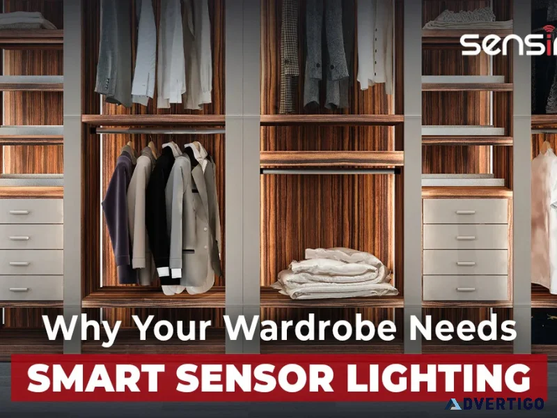 Best wardrobe lighting solutions for wardrobes closets sensi