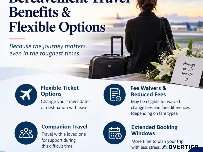 Delta airlines bereavement travel benefits flexible options
