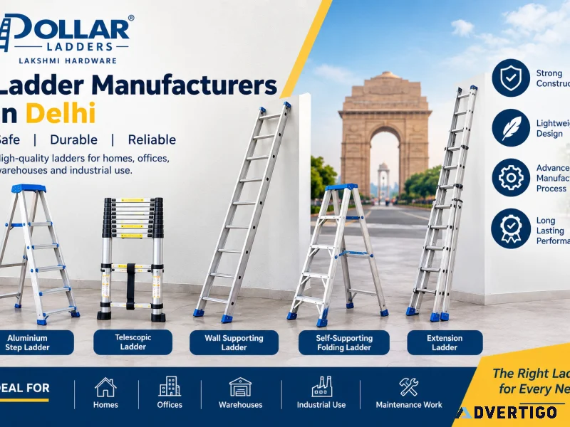 Aluminium ladder manufacturers in delhi
