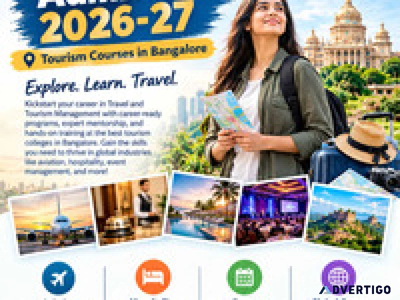 Tourism colleges admissions 202627 tourism courses in bangalor