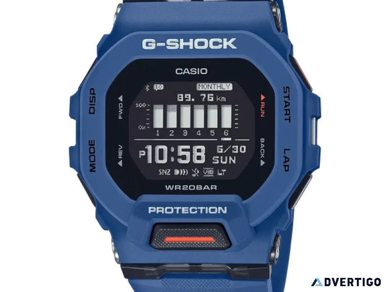 Gshock gbd200 stylish digital sports watch for active