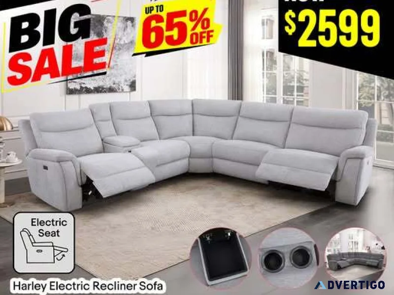 Harley large corner sofa for comfortable modern living rooms